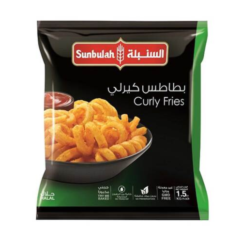 السنبلة بطاطس كيرلي مجمدة 1.5 كجم